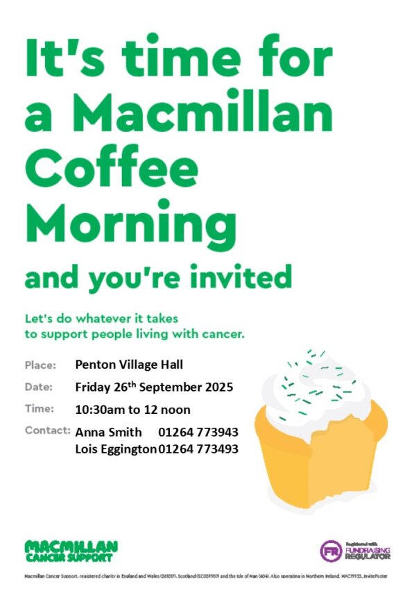 Friday 26th September - Macmillan Coffee Morning - Image 2